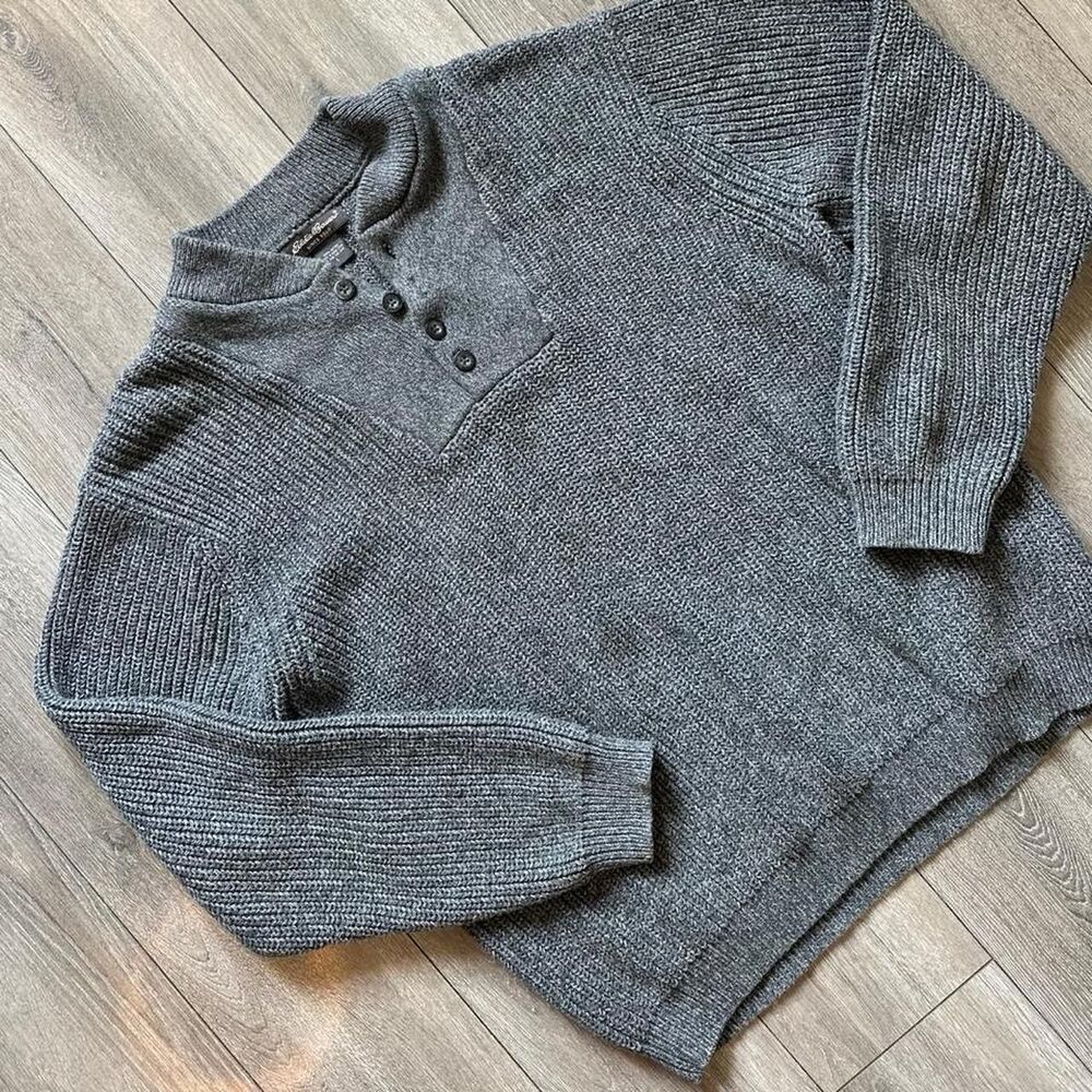 Eddie-bauer Men's Grey Jumper - Picture 2 of 6